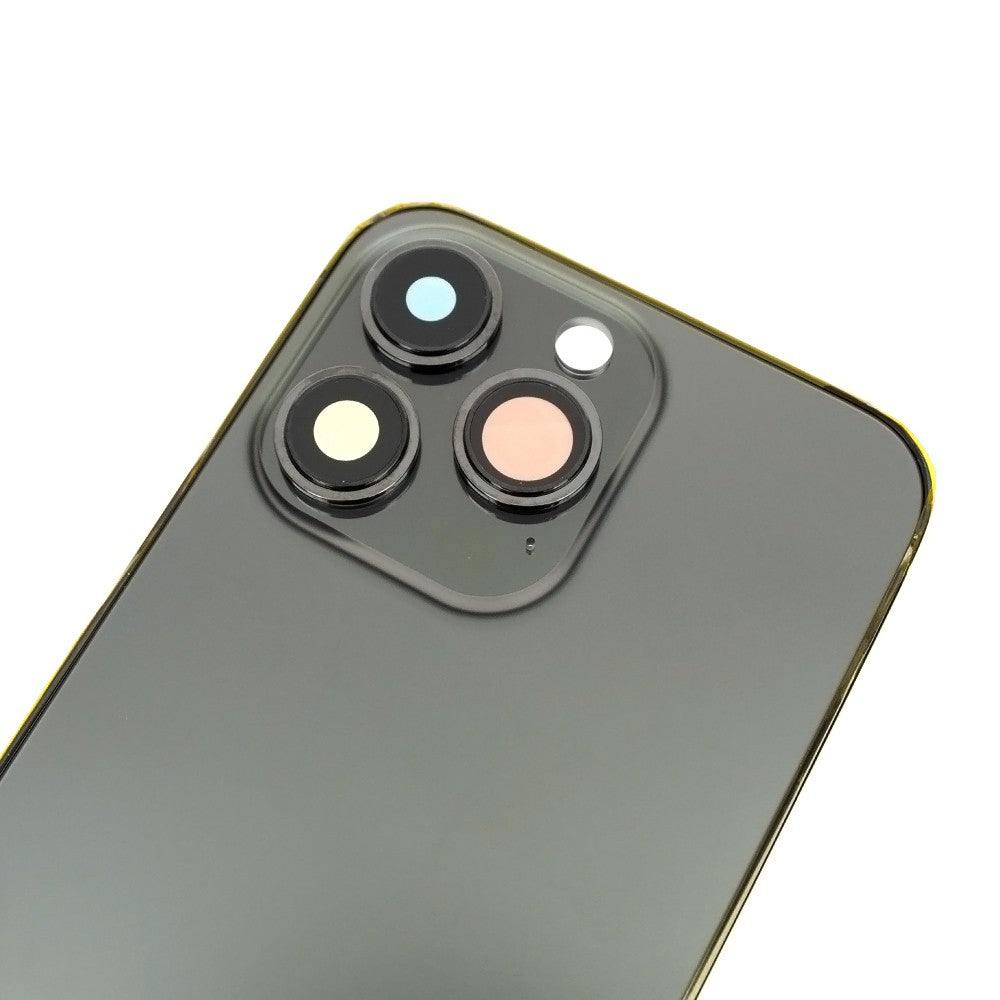 Rear Housing for iPhone 13 Pro (NO LOGO)-Black Rear Housing for iPhone 13 Pro (NO LOGO)-Black
